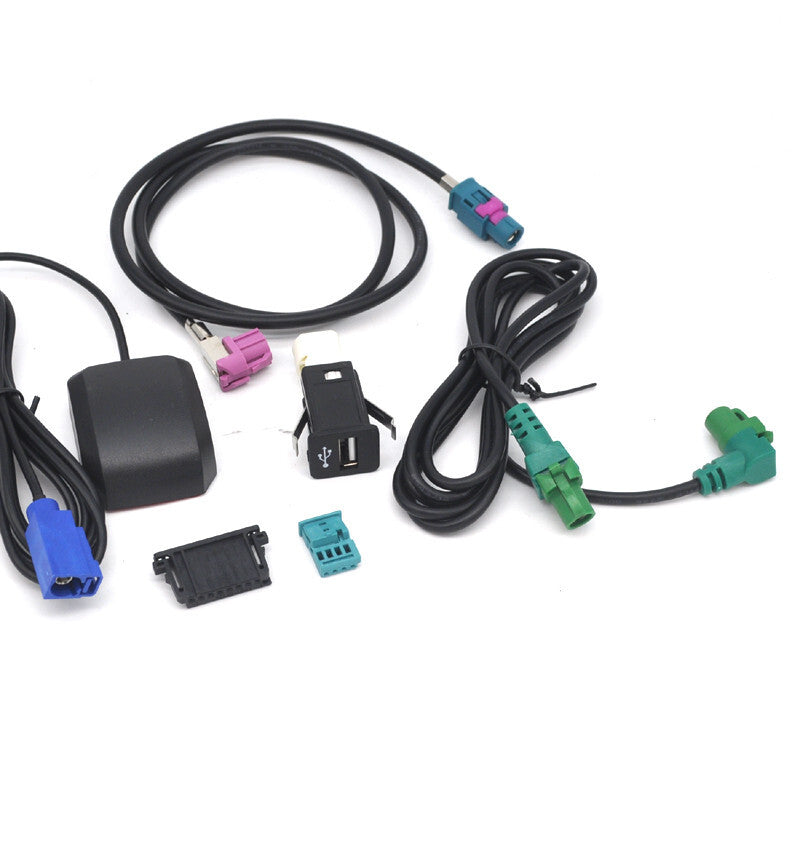 Retrofit Navigation CABLE USB socket idrive GPS power connector for BMW CIC CID