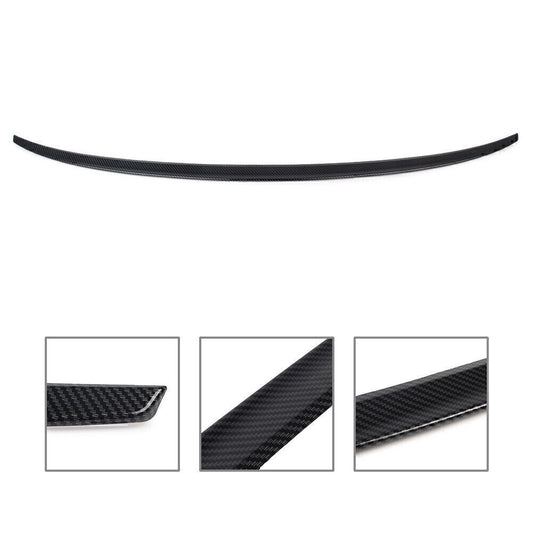 1X Carbon Fiber Car ABS Tail Wing Rear Trunk Spoiler For 2014-2019 2018 for AUDI A3