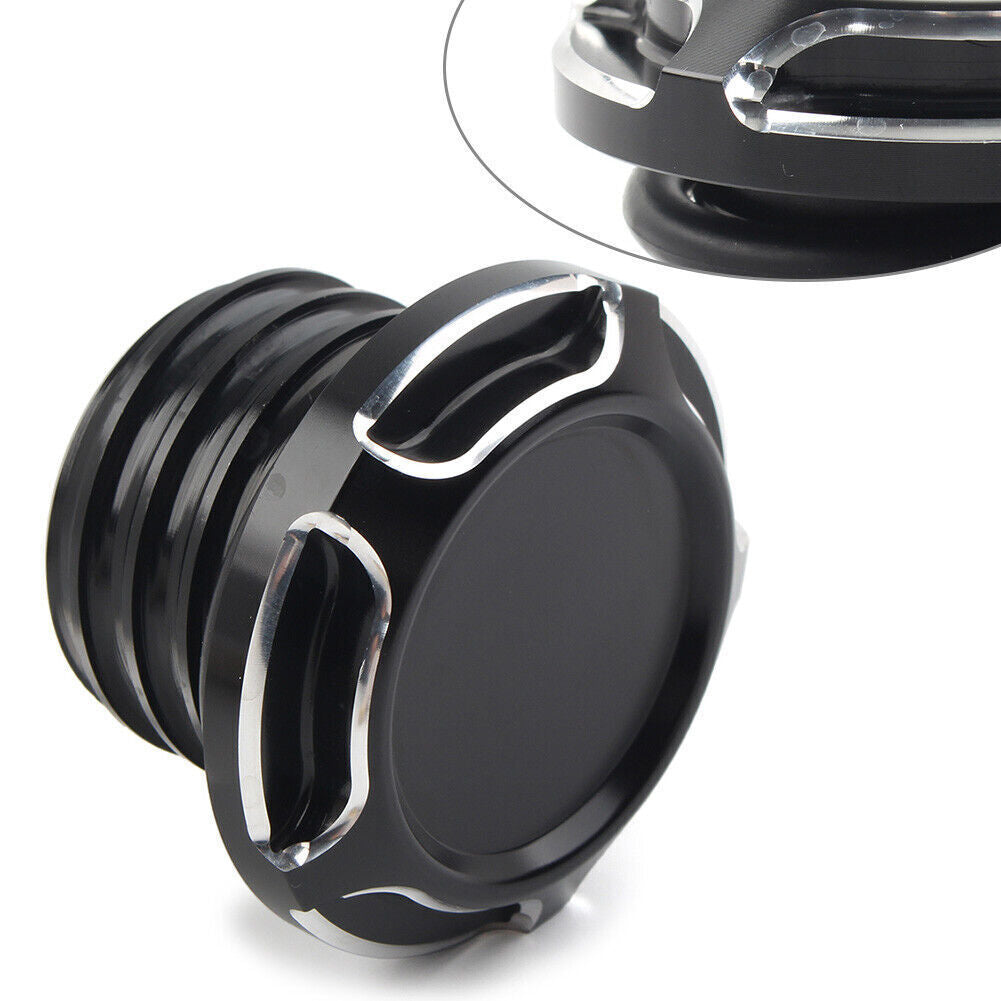 CNC Cut Gas Cap Fuel Tank Right-hand Thread Fits for Harley Dyna Softail
