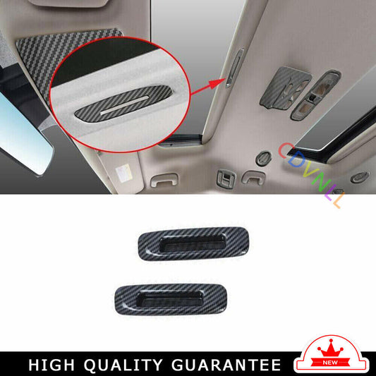 Inner Skylight Handle Panel Cover Trim for Kia Carnival 2022-2023 Carbon Fiber