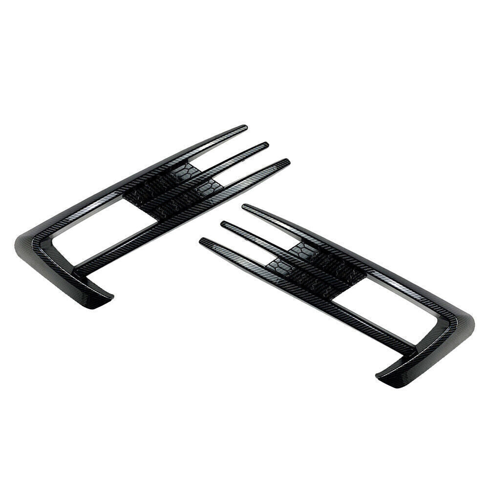 Carbon Fiber Fog Light Lamp Cover Bumper Grille Trim for VW for Golf 7 MK7 2013-2016