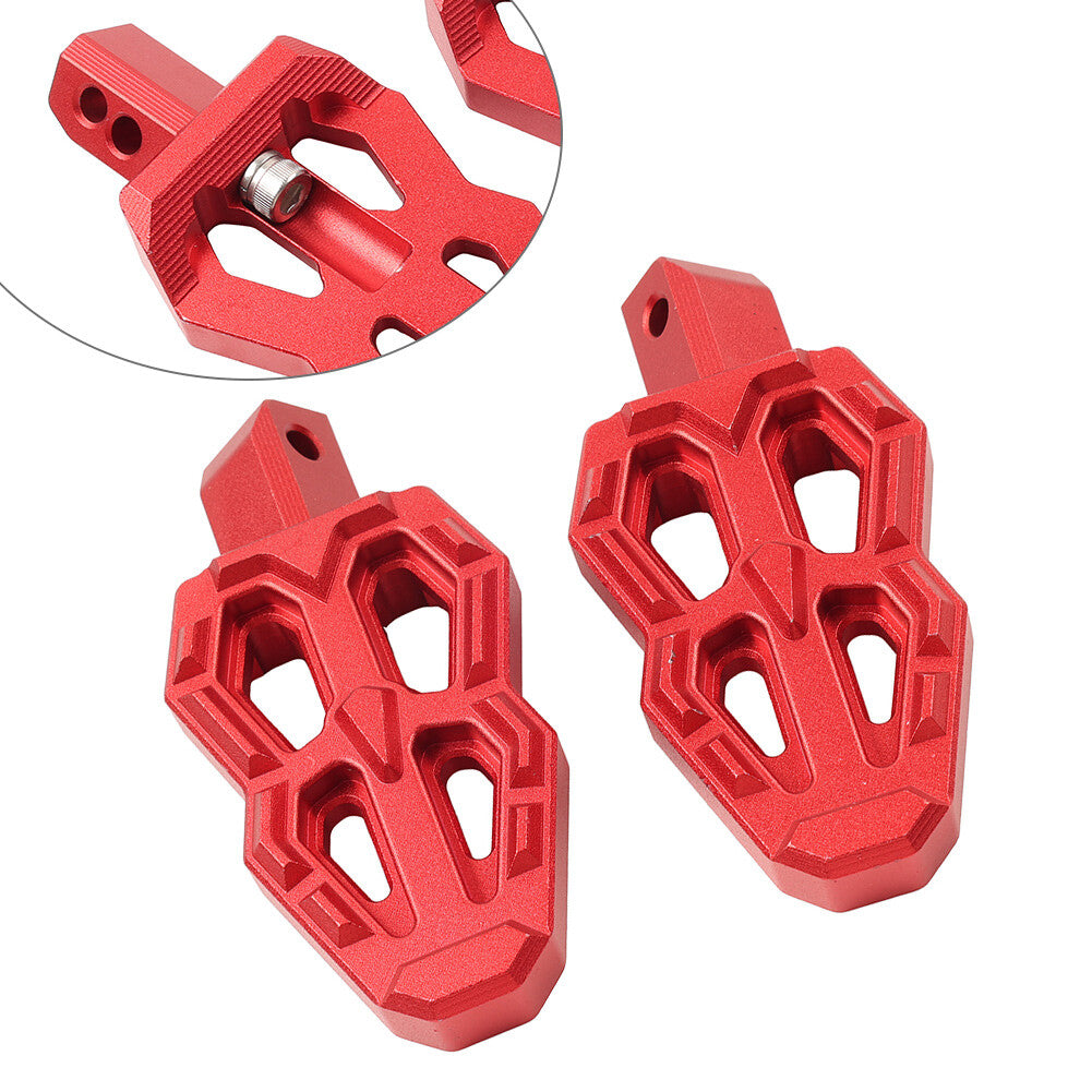 Rear Foot Pedal Rests Footpegs Red For Benelli TNT 600 300 302S QJMotor 350 400