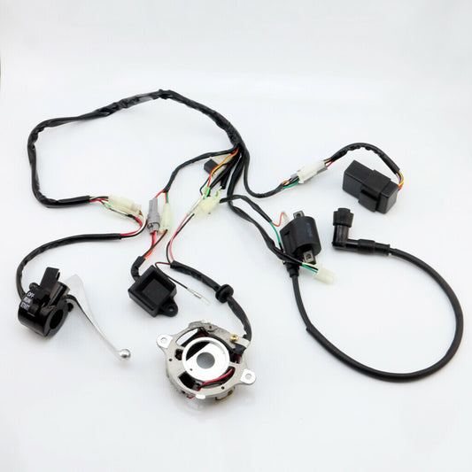 PW50 WIRE WIRING HARNESS Loom Ignition Switch CDI Unit Magneto Stator ASSEMBLY