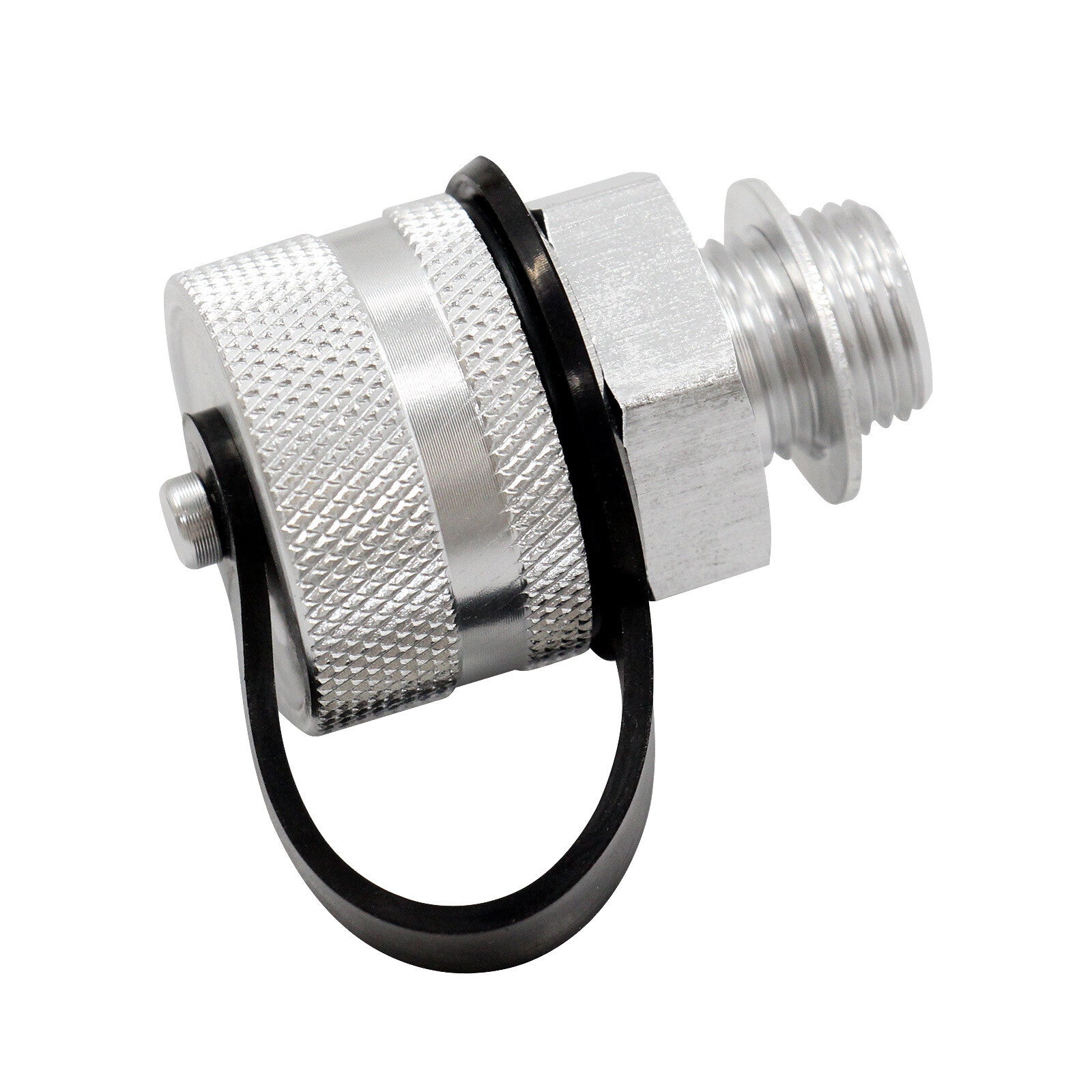 Quick Twist drain valve for M12-1.50 stainless steel drain hose accessories - no mess.