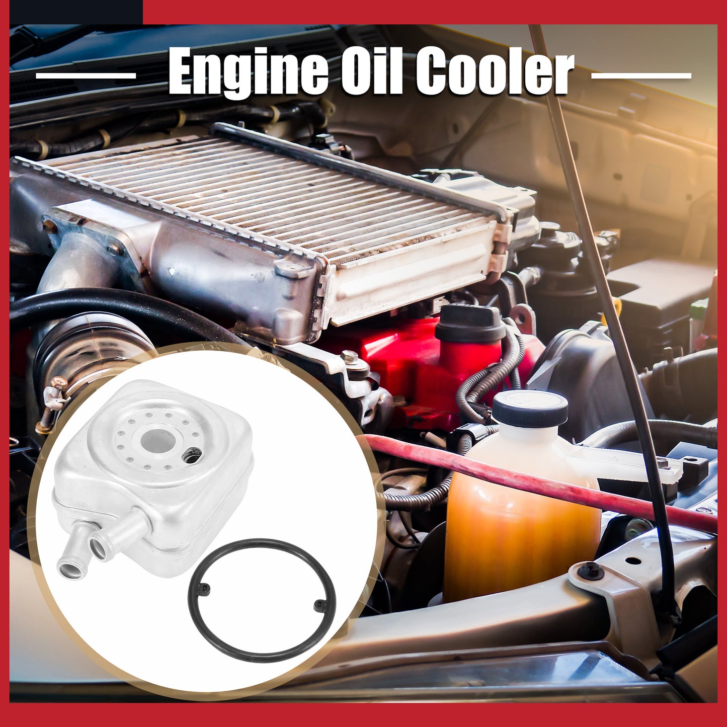 1-piece automatic engine oil cooler (metal) suitable for Volkswagen for Golf 1987-2007