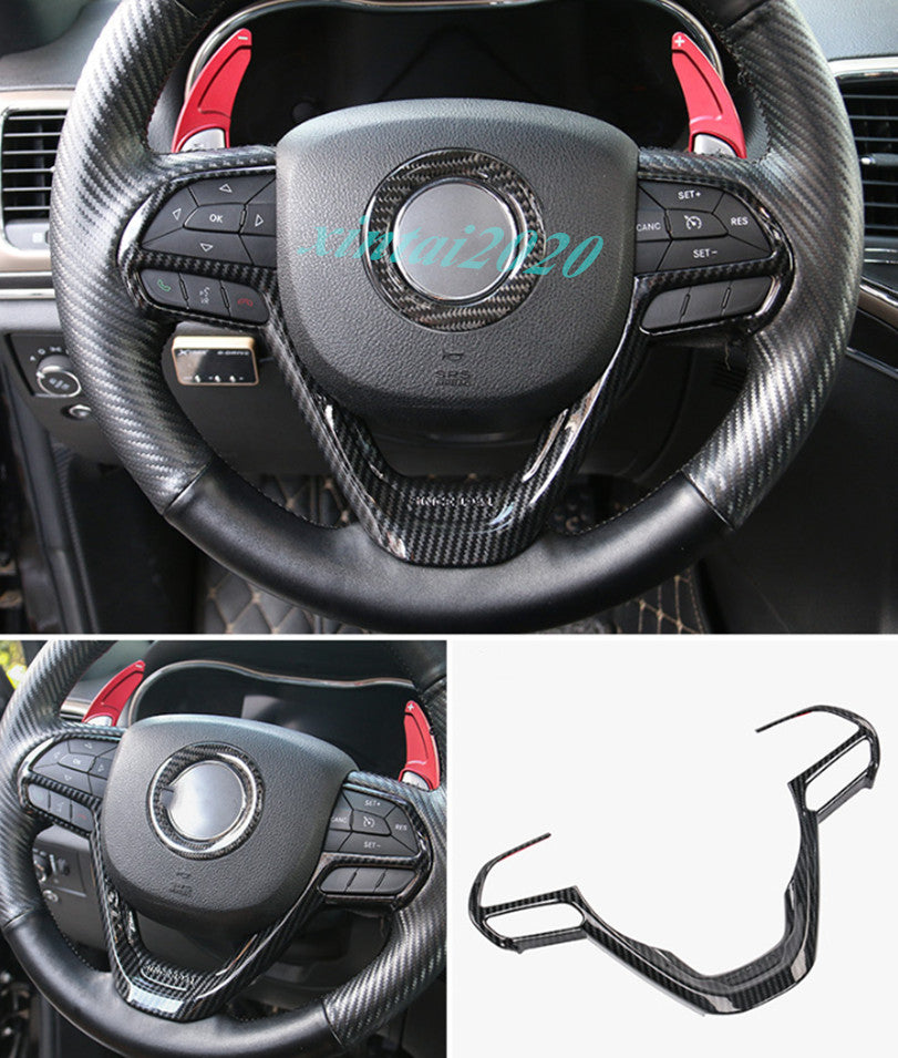 12PCS for Jeep Grand Cherokee 2014-2015 Carbon Fiber Car Interior Kit Cover Trim