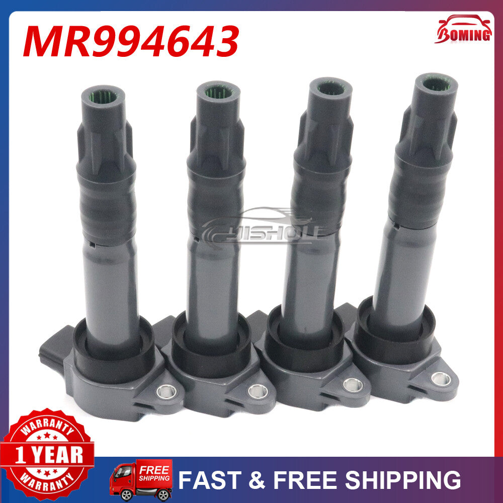 4PCS for Mitsubishi Eclipse Galant Lancer Outlander 2.4L MR994643 Ignition Coil