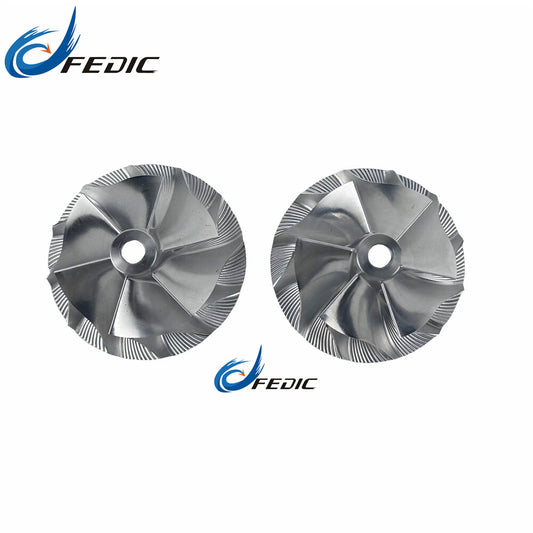 MFS Twin Turbo compressor wheel VB22 VB23 for Toyota Landcruiser V8 D 1VD-FTV