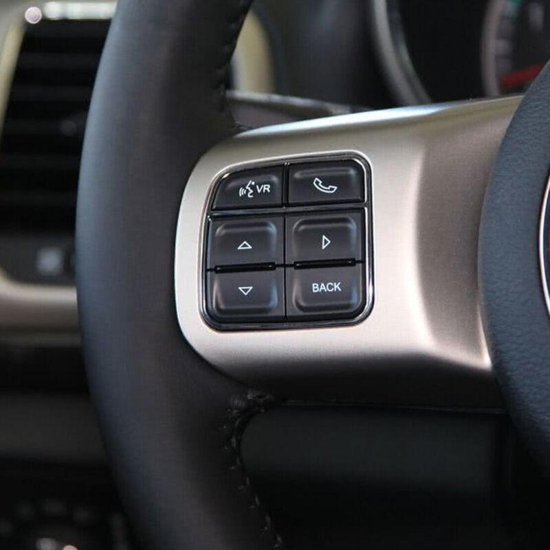1 left-hand car steering wheel EVIC control switch 56046255AD, black.