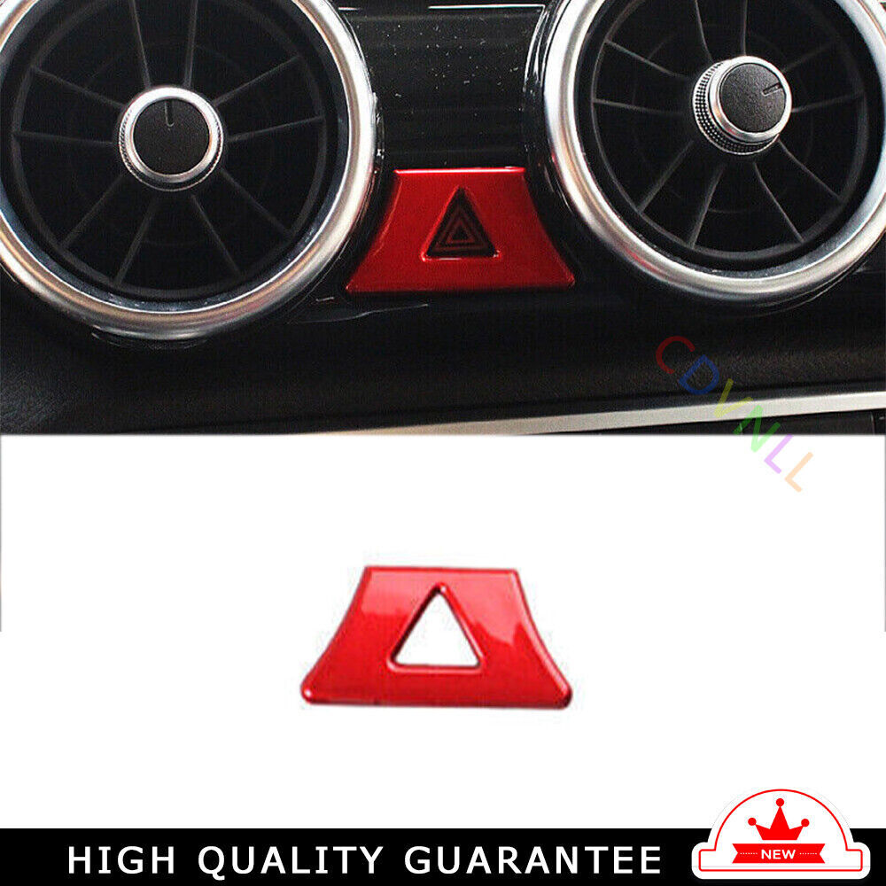 Mergency Light Switch Control Trim for Nissan Sentra Sylphy 2020-22 Bright Red
