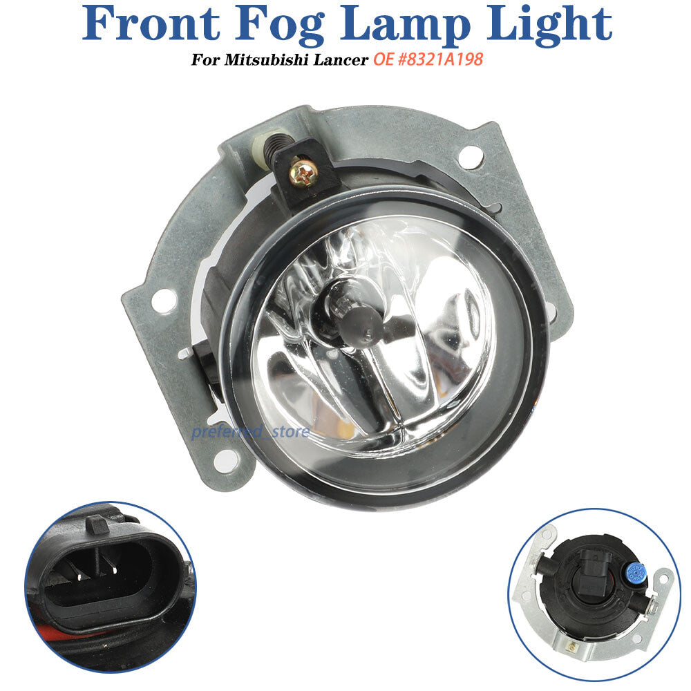 L=R front fog lights are applicable to for Mitsubishi Lancer Sportback 2007-2014 2015 8321A198