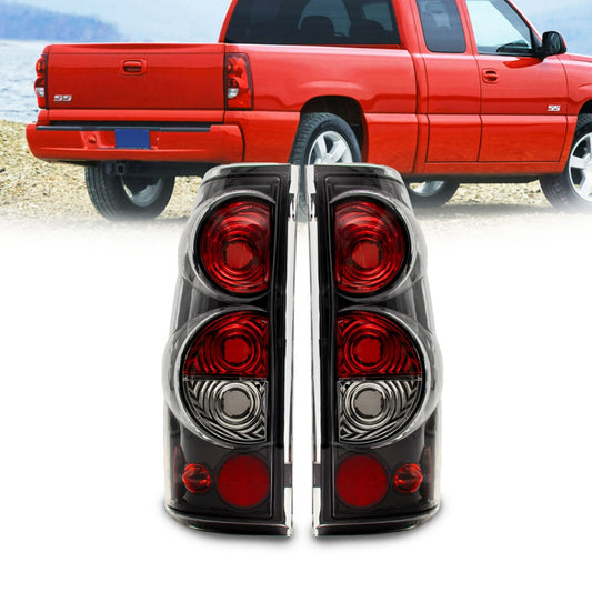 A pair of taillights suitable for 1999-2006 for Chevrolet Silverado 1500 2500 3500 and 99-03 Gimciété for Sierra .