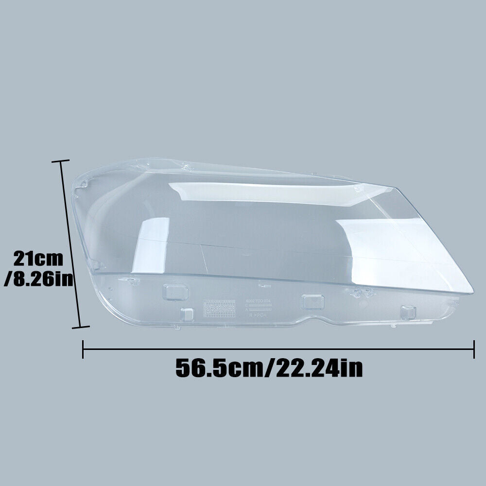 2¡Á F¨¹r for BMW F25 X3 2011-2014 Scheinwerferglas Linse Abdeckung Links+Rechts NEU