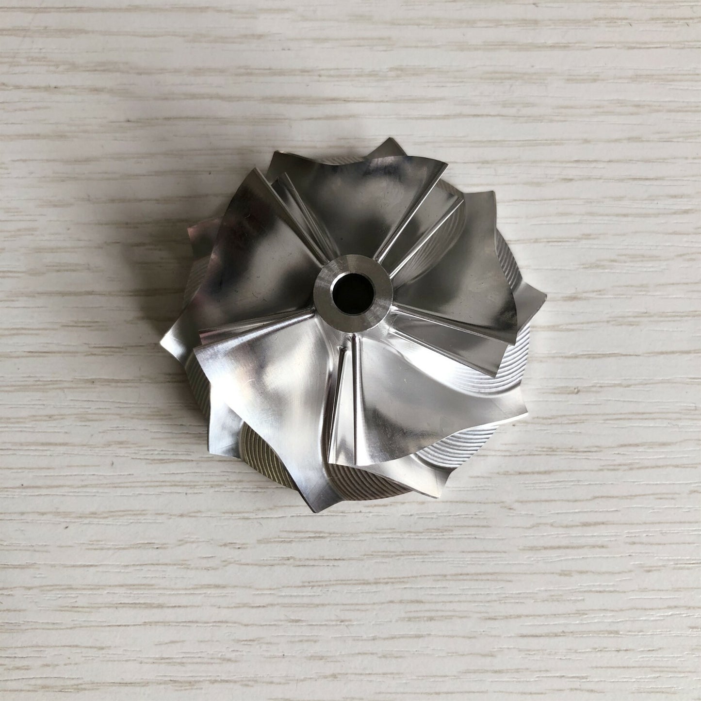 RHF5HB 49.62/61.98 mm 5+5 blade high-performance turbine blank compressor wheel