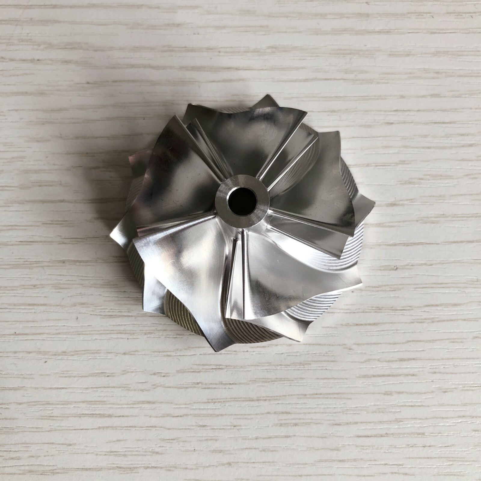 RHF5HB 49.62/61.98 mm 5+5 blade high-performance turbine blank compressor wheel