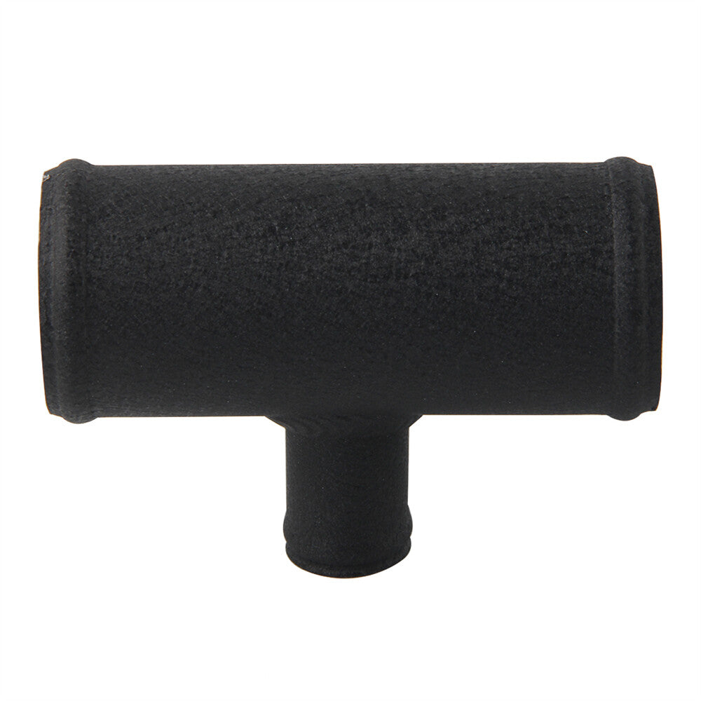 2 51mm Blow Off Valve Adapter Aluminum T-Pipe Shape Tube for 25mm ID BOV Black