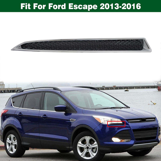 Headlight Lower Trim Chrome Moulding Right for Ford Escape 2013-2016