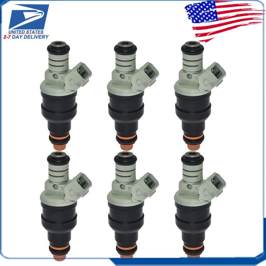 6x Flow Matched Fuel injectors for Ford 2.3 2.9 3.0 3.8 4.9 5.0 F47E-A2E14lb US