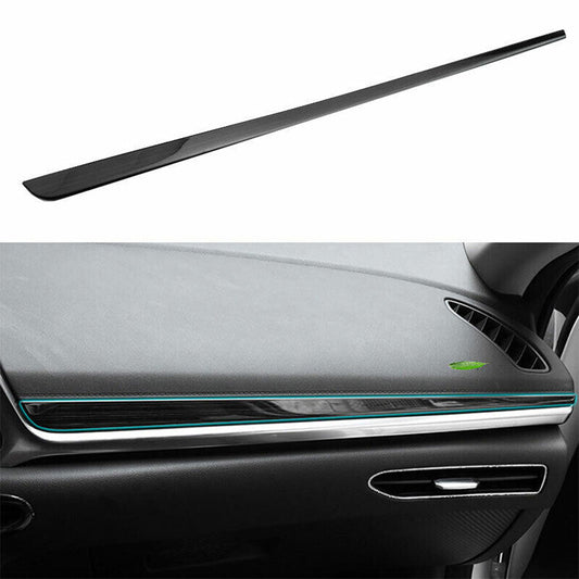 for Hyundai Sonata 2020-23 Black Steel inner Console Dashboard Stripe Cover Trim