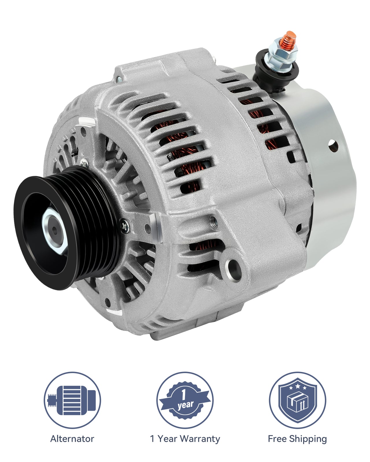Silver Alternator 13715 for 1998-2000 for Lexus SC400  for Lexus LS400  for Lexus GS400