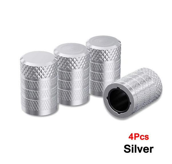 4-piece car tire valve cover rod air dust cover dustproof red nail for Volvo