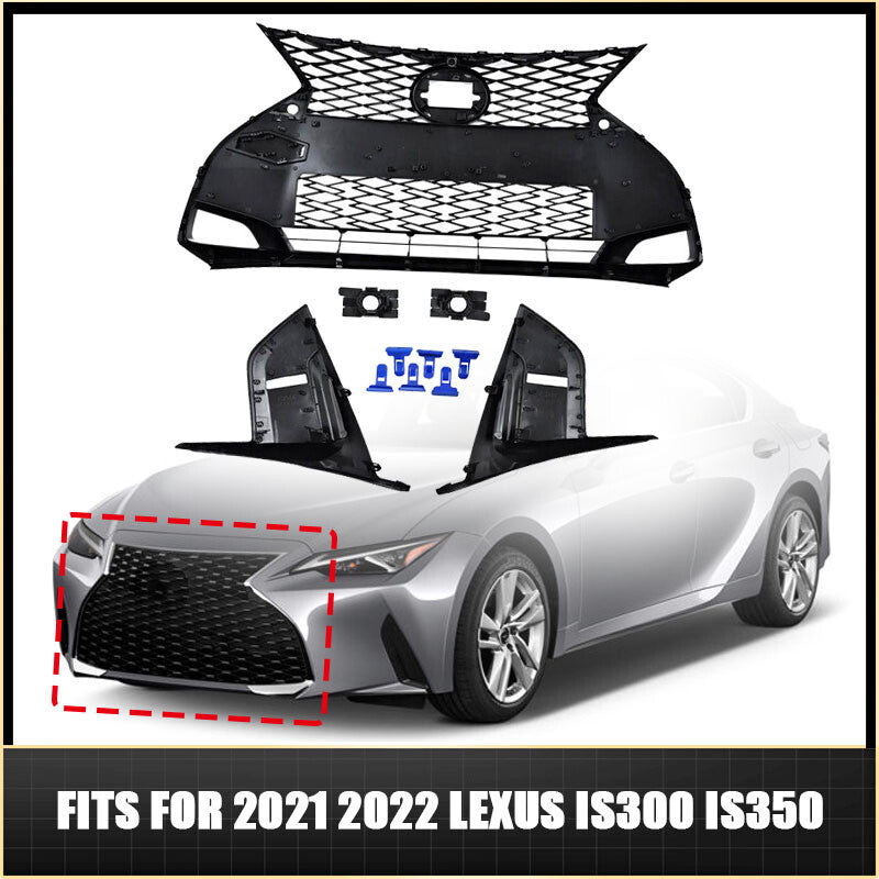 For 2021 2022 for LEXUS IS300 IS350 F-SPORT FRONT GRILLE W/ CAMERA HOLE 53112-53470