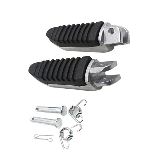 Approximately 2 pieces of aluminum alloy motorcycle folding foot spikes, footstools, and footrests (StepQn-)