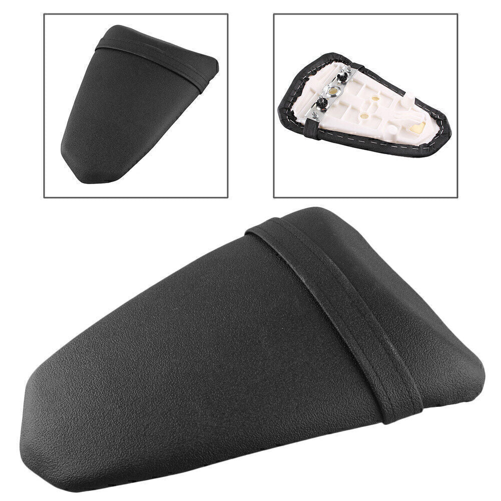 Black Rear Passenger for Seat Cushion Pillion Pad Fit for Kawasaki Z1000 2010-2014 2013