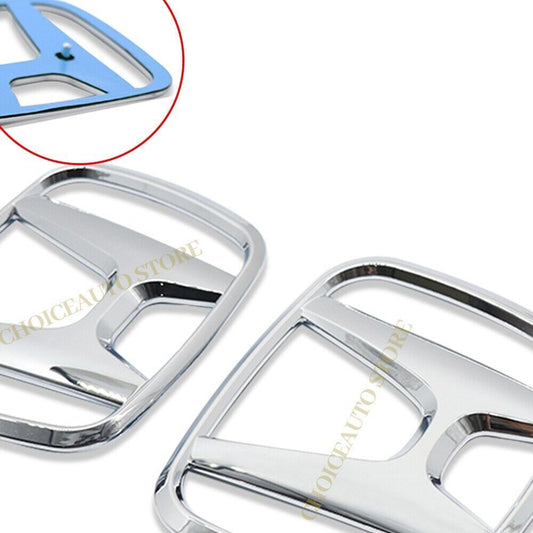 Adjustable silver badge for front and rear decals on for Civic FC 2016-2021.