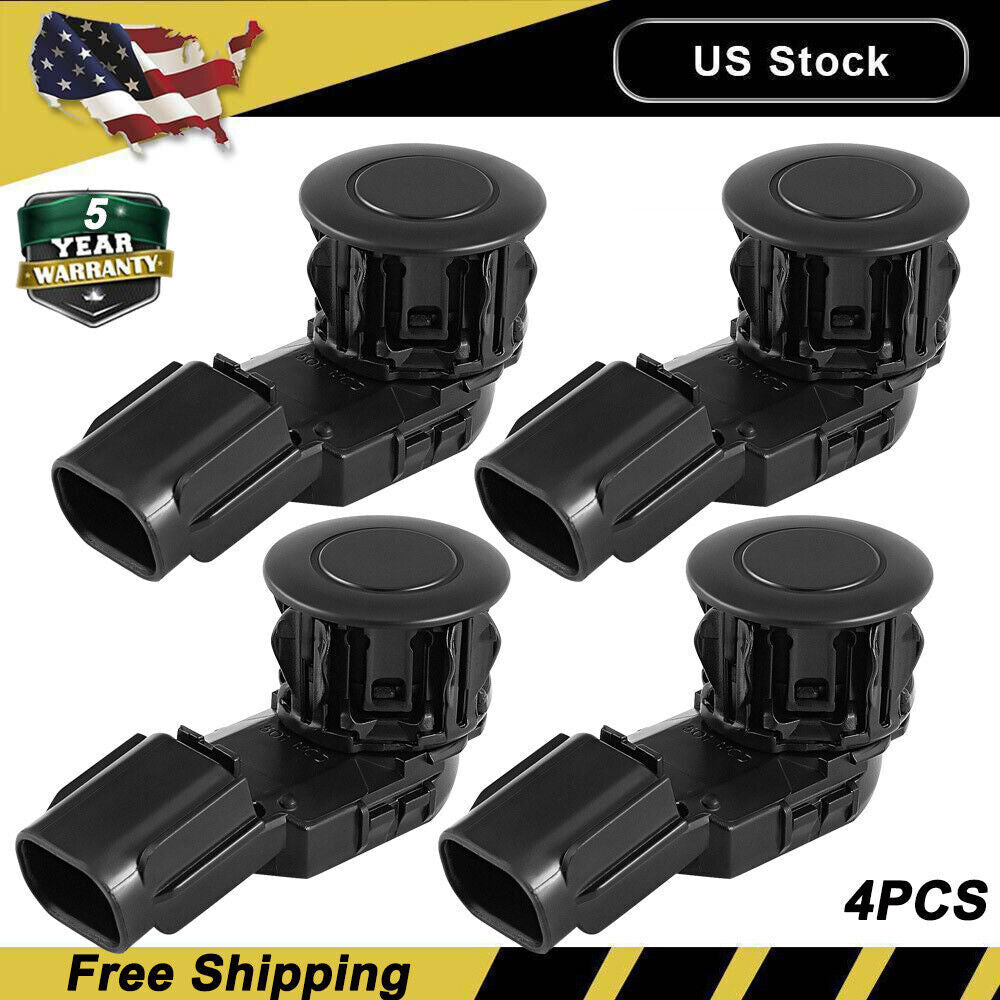 4pc Front Rear Bumper Parking Assist Object Sensor Fit for Toyota Rav4 Tacoma Tundra