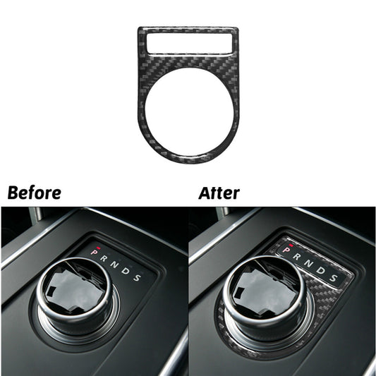 1x carbon fiber shift button frame trim for Discovery Sport 2015-2019