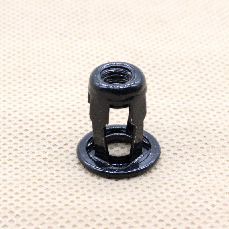 4-Piece Rivet Cap Nut License Bracket Nut Metal Clip for Volkswagen and for Audi N90218403