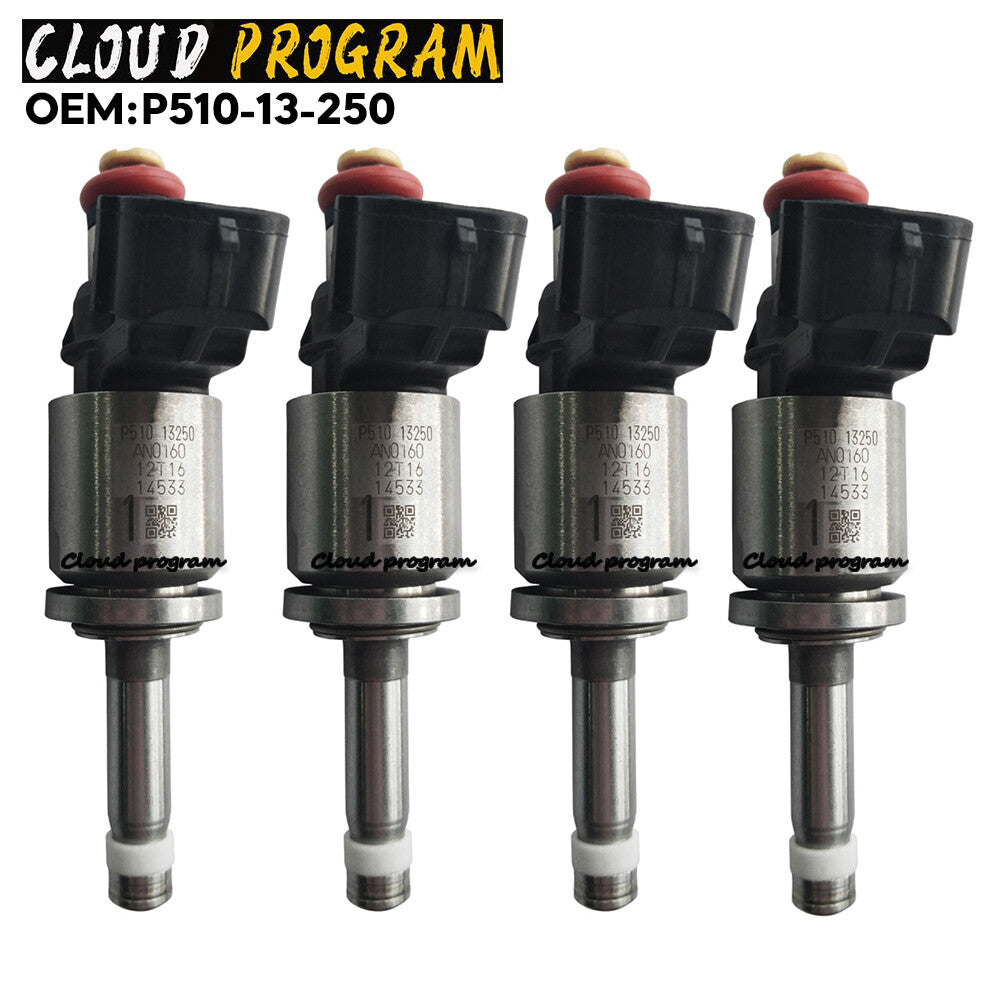 4PCS P510-13-250 NEW Fuel Injector FOR 2016-2018 for Mazda MX-5 CX-3 for Mazda 3 2.0L