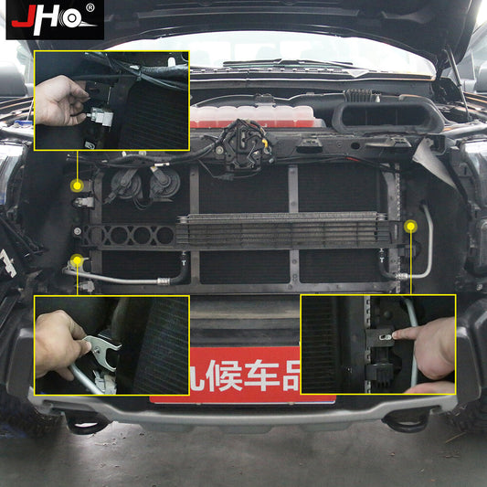 for Ford F150 /LTD/SVT 2013-2020 Black Steel Front Bumper Anti-Insect Net