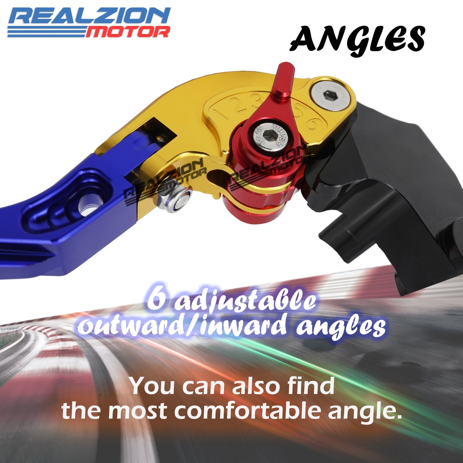 Realzion NMAX 155 Motorcycle Brake Clutch Lever Adjustable Folding Levers Clutch