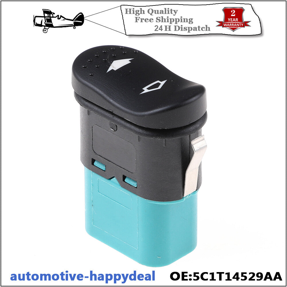 2PCS ELECTRIC DOOR WINDOW SWITCH SINGLE for FORD TRANSIT MK7 1383293