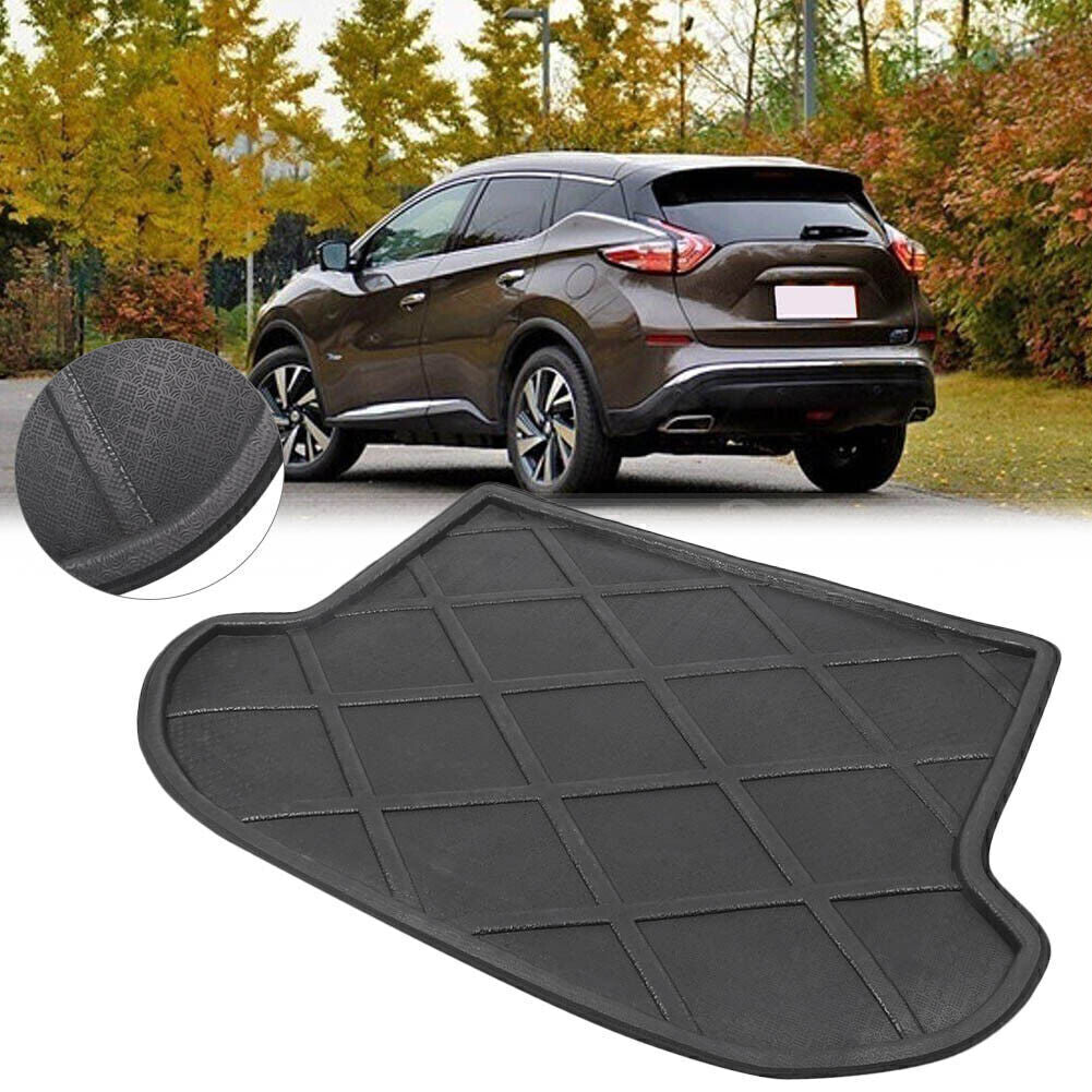 Car Boot Mat Rear Trunk Liner Cargo Floor Tray Black Fit for Nissan Murano 2015-2021