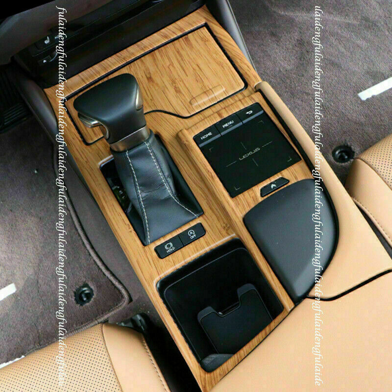 for Lexus ES350 300H Wood Grain ABS Inner Gear Shift Box Panel Cover 2019-2022