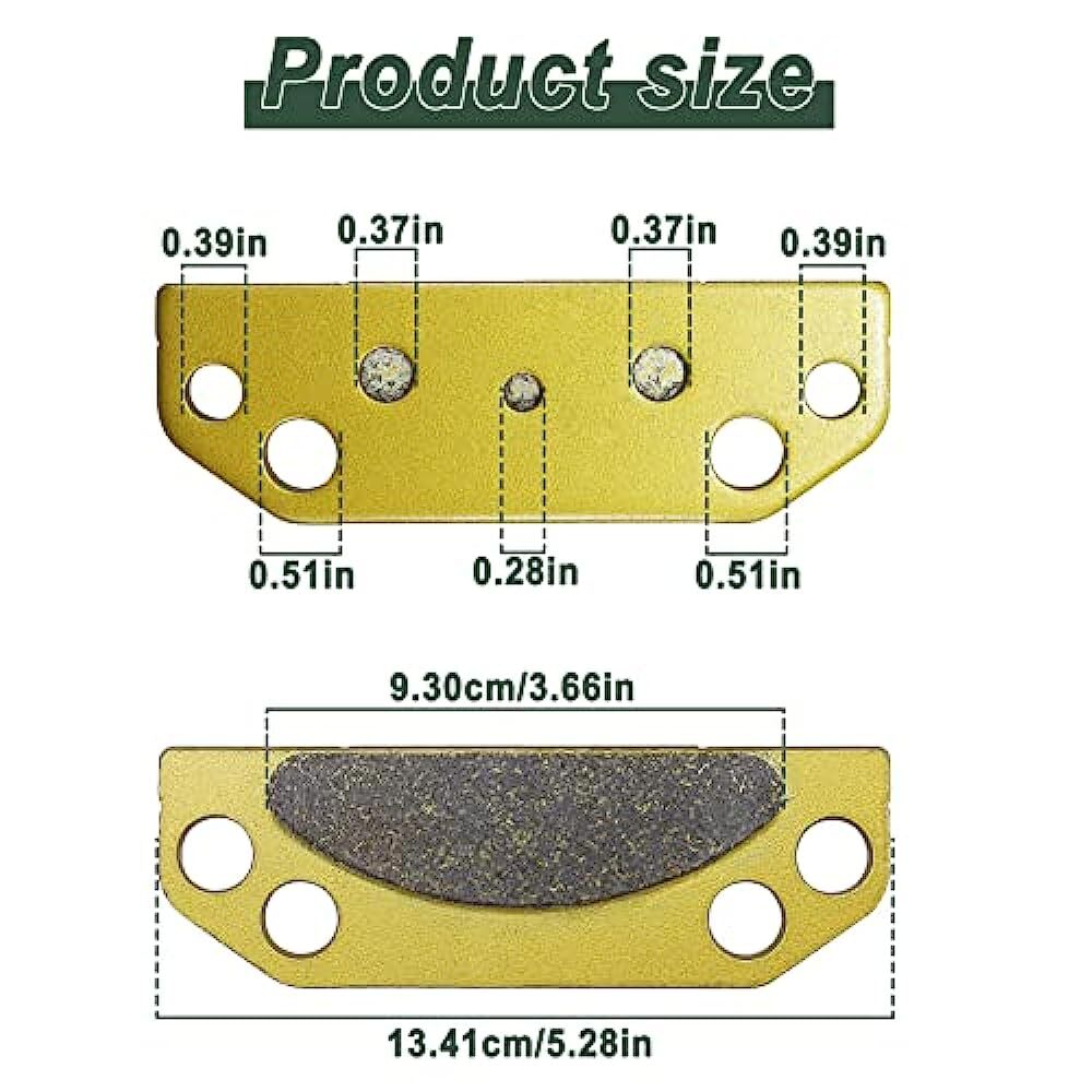 Parking Brake Pad Set for Polaris Ranger 2X4 4X4 6X6 500 700 XP 800 Crew 900