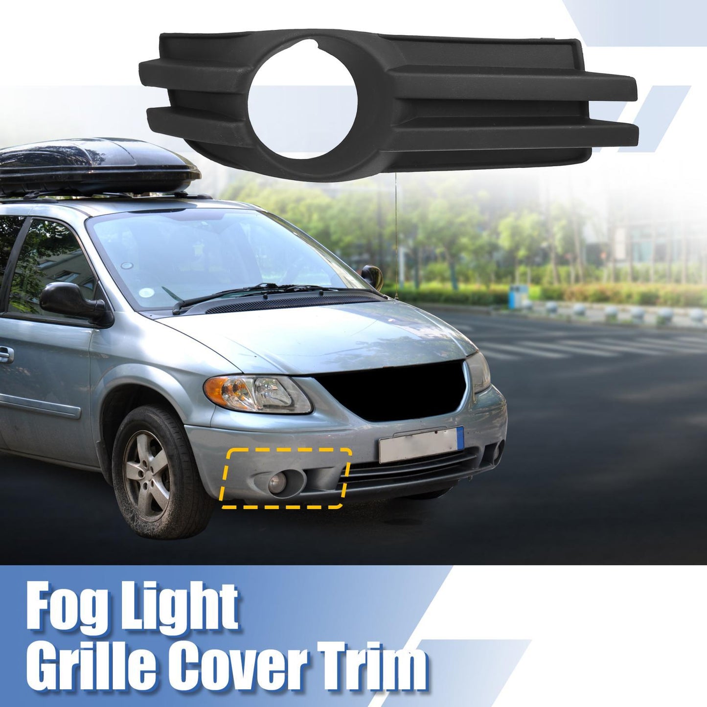 51132AA Right front fog light grille cover for Dodge Grand Caravan 08-10