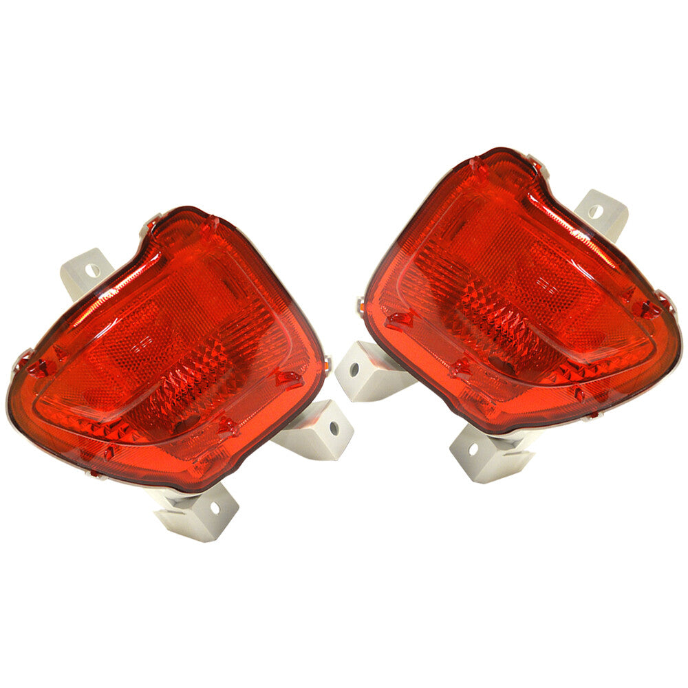 Fits For RAV4 2005-2012 2Pcs Rear Left Right Side Bumper Tail Fog Light