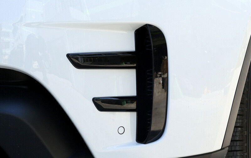 for Land Rover Discovery 5 2017-20 Gloss Black Exterior Front Fog Light Trim 2X