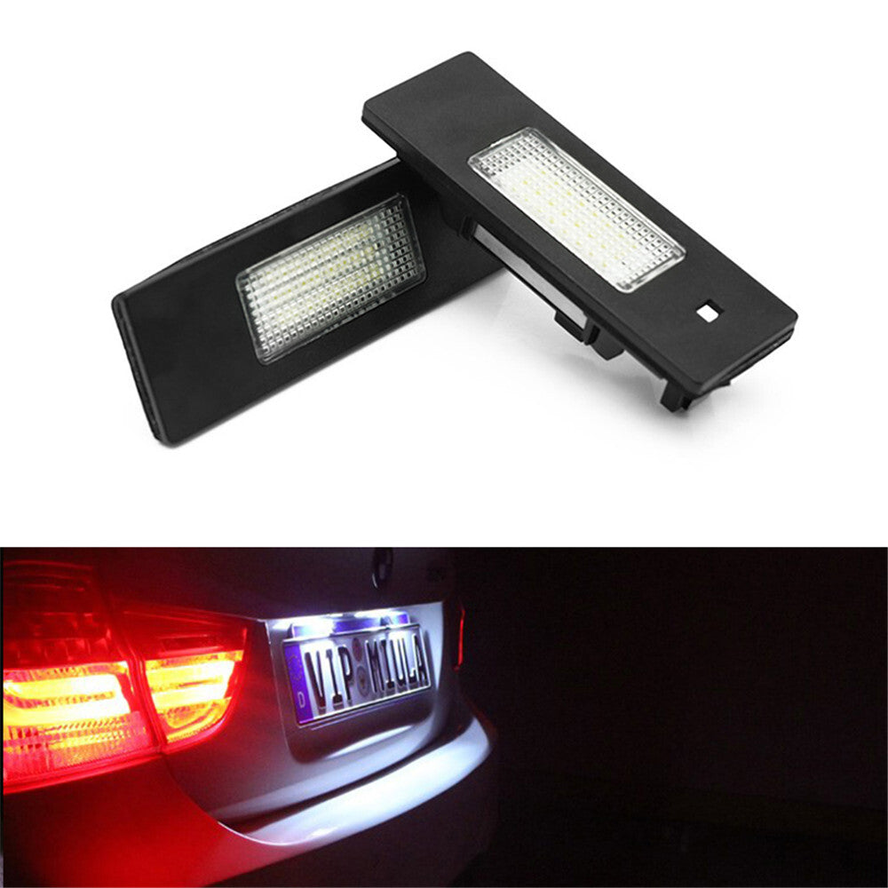 Rear LED Number License Plate Light Lamps for BMW 1Series 04-12 6Series 2004-10
