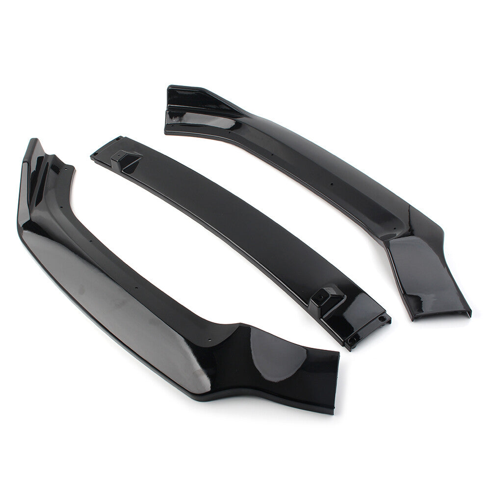for Audi A4 B9 SLINE S4 Sedan 2017-2019 2018 Front Bumper Lip Spoiler Kit
