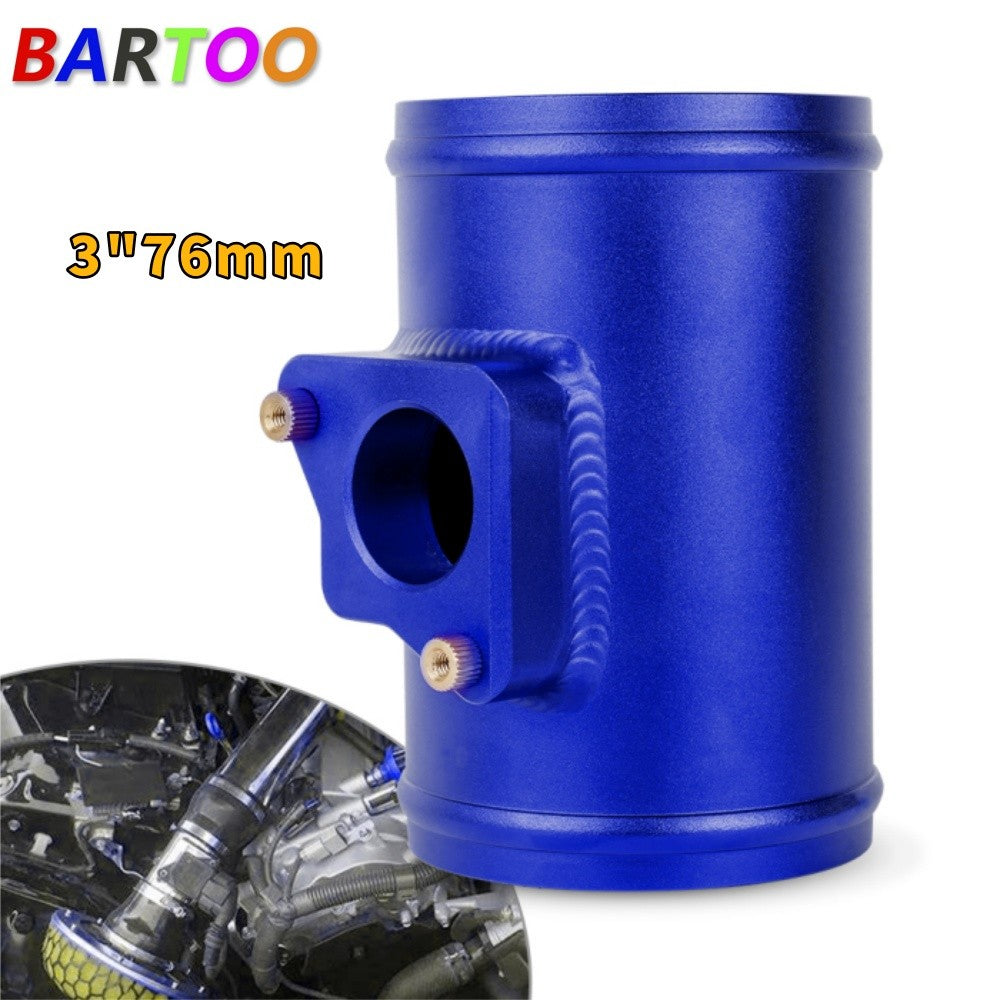 3 76mm Mass Air Flow Sensor Mount Adapter Tube for Mazda for Subaru Blue