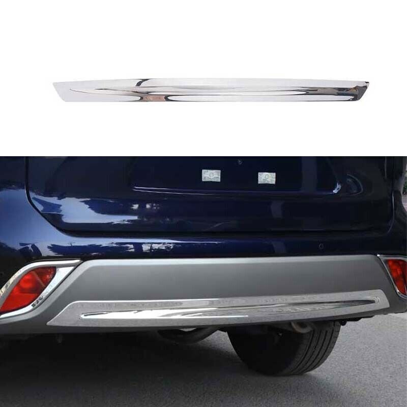 2020-24 ABS Rear Bumper Protector Lower Strip 1PCS for Toyota Highlander Chrome