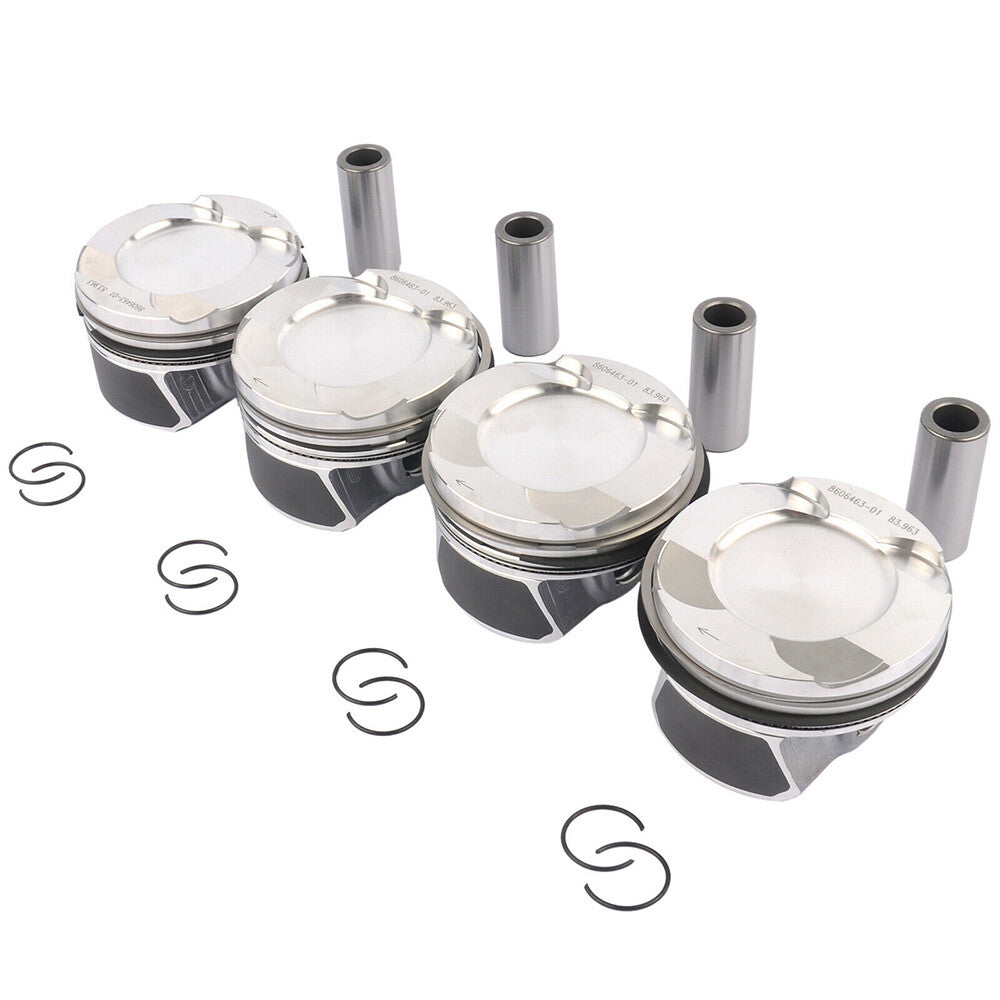 4x Pistons Rings ¦µ84mm / CR 10:1 for BMW 328i 428i 528i X3 F30 F10 N20B20A 2.0T