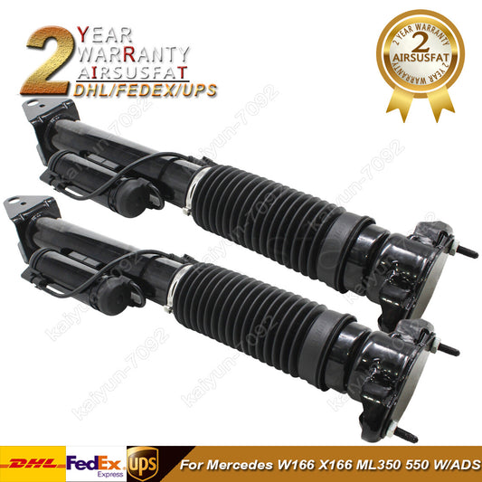 2pcs Rear Air Suspension Strut for Mercedes W166 X166 ML350 550 W/ADS 1663200130