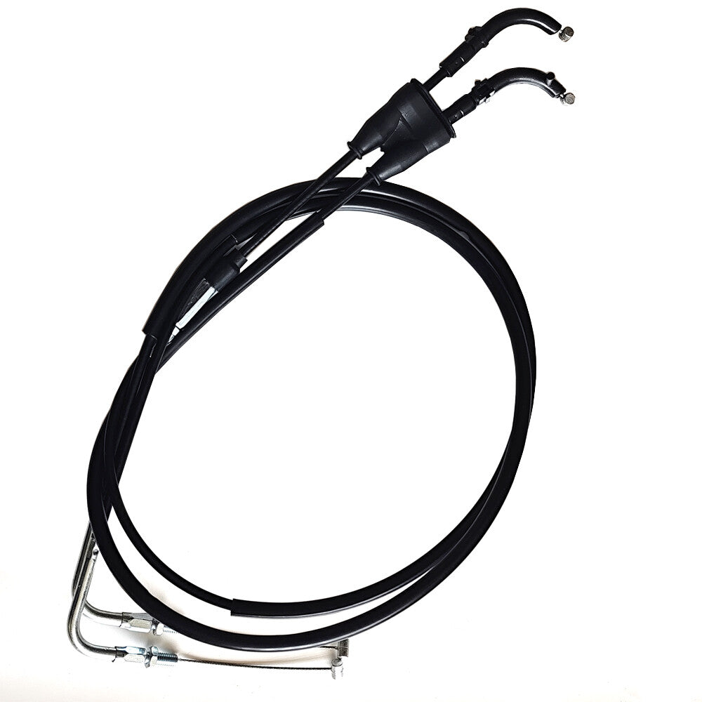 Black Motorcycle Throttle Cable Wires Left Right for Yamaha MT09 FZ09 2014-2018