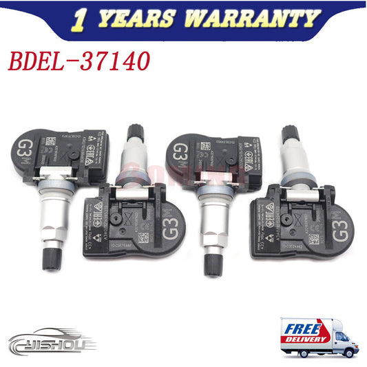 BDEL-37140 4PCS Tire Pressure Sensor for Mazda CX-30 2019 BDEL37140 433MHz NEW